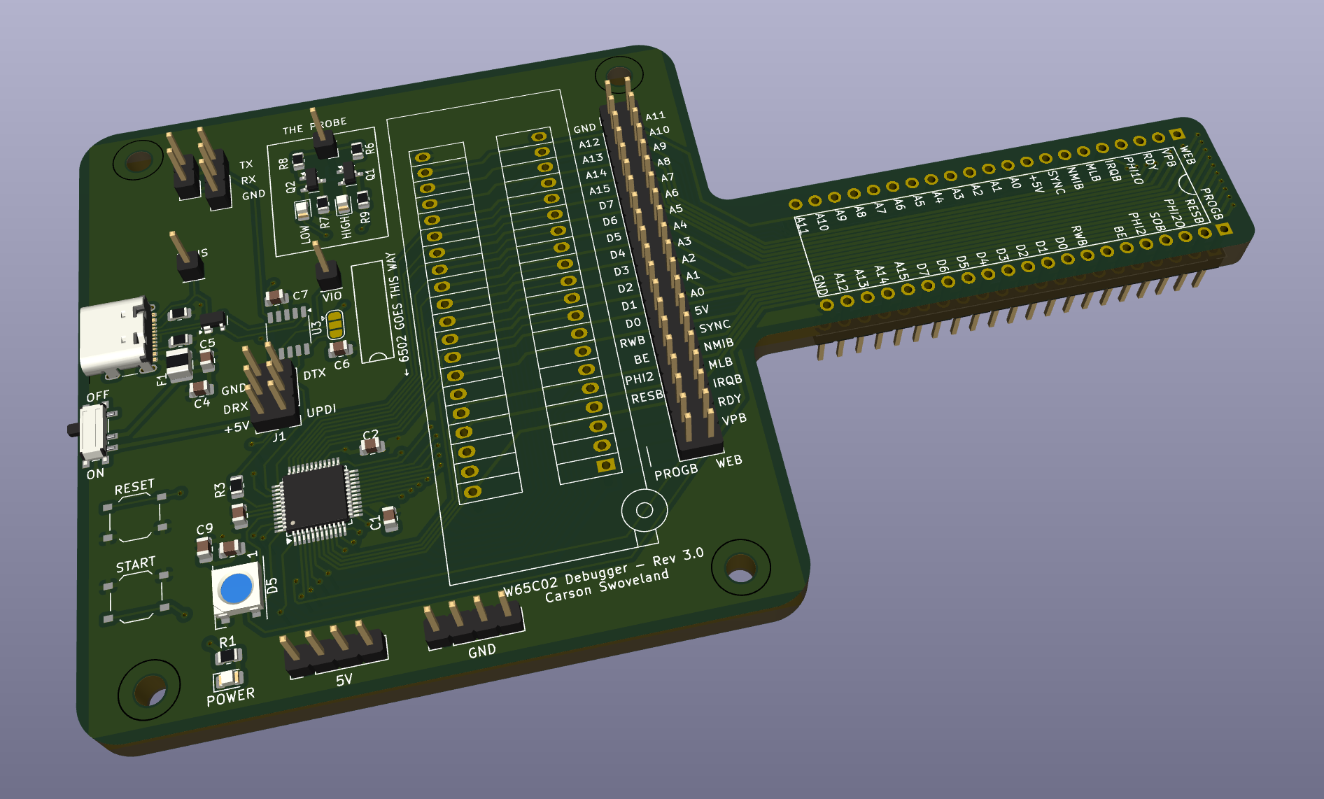 3D rendering of the debugger